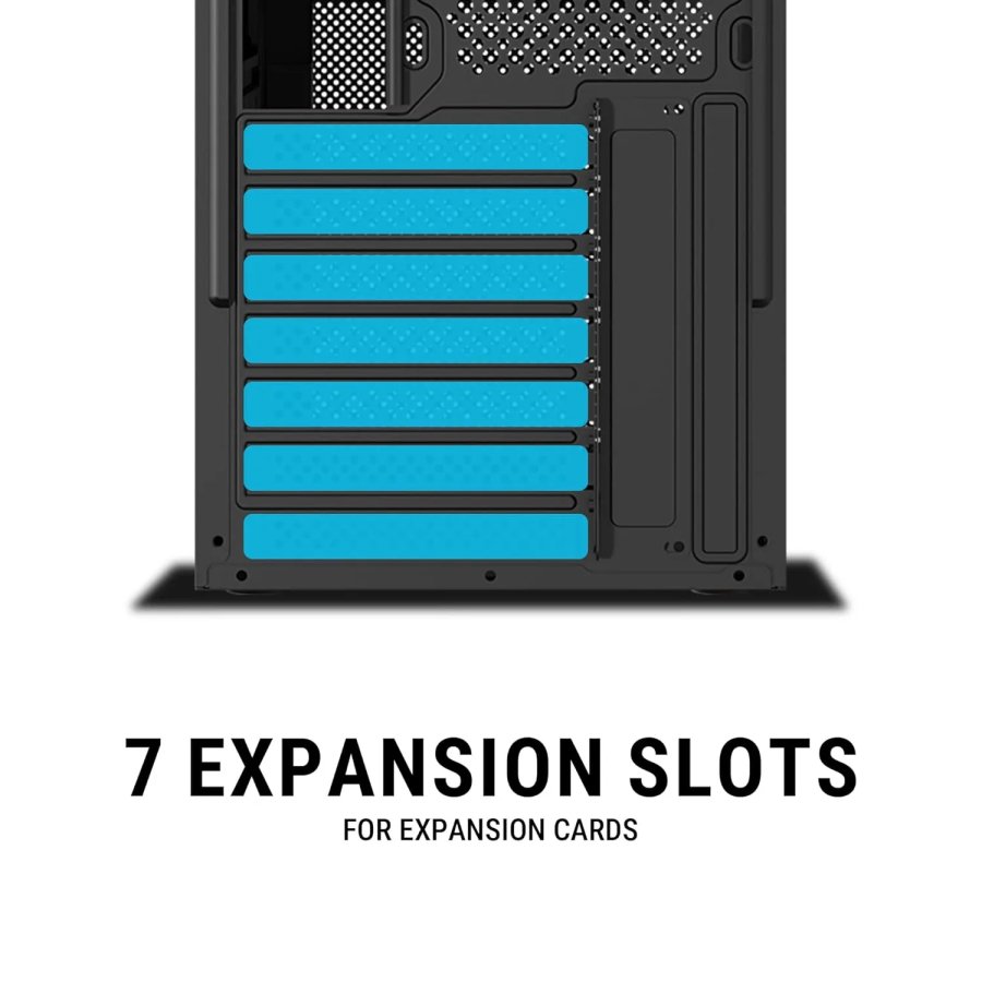 Ant Esports Si28 Cabinet ATX M-ATX M-ITX 120mm Fan