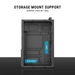 Ant Esports Si28 Cabinet ATX M-ATX M-ITX 120mm Fan