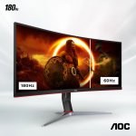 AOC CU34G2XP 34 Inch Curved 180Hz Height Adjustable