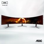 AOC CU34G2XP 34 Inch Curved 180Hz Height Adjustable