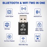 Ant Esports USB WiFi Adapter with Bluetooth 900Mbps AE900X