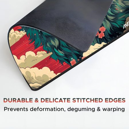 Ant Esports Wolf Mouse Pad 260X210X3mm Anti-Fray Stitching