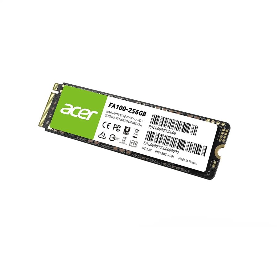 Acer FA100 256GB Gen3 NVMe M.2 SSD 1950MB/s