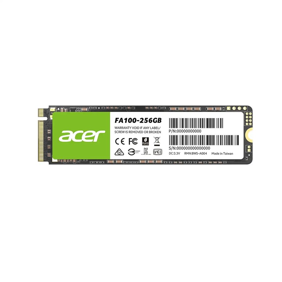 Acer FA100 256GB Gen3 NVMe M.2 SSD 1950MB/s
