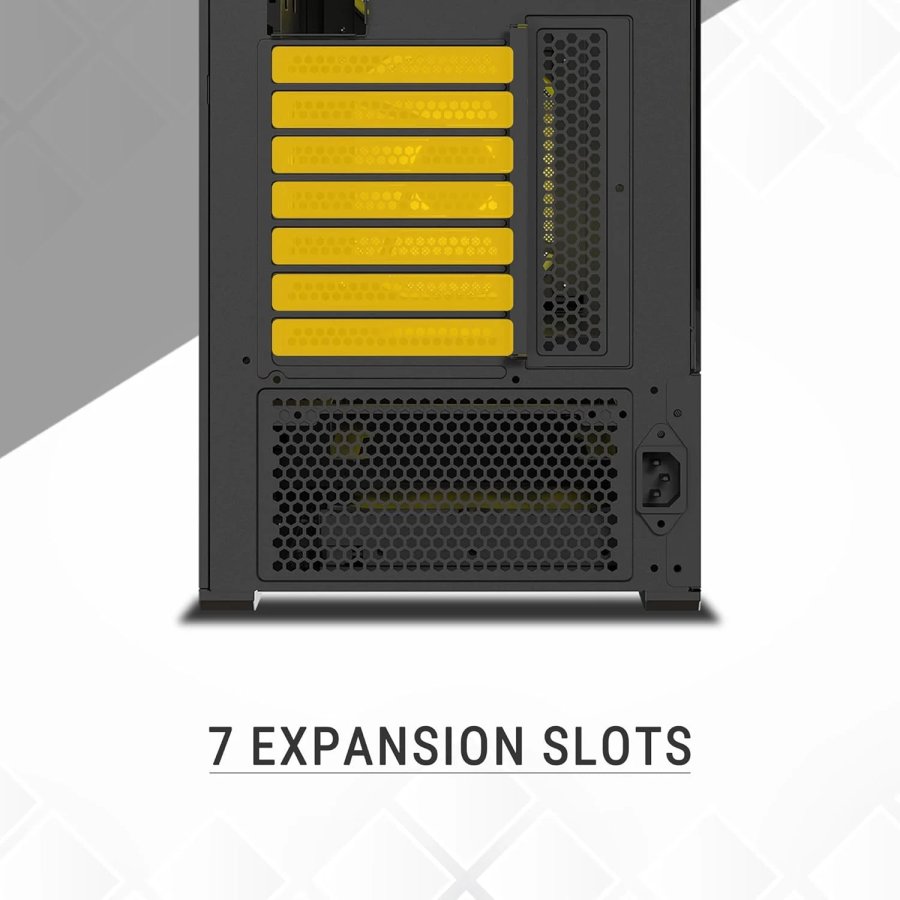 Ant Esports 511 Air 5F Gaming Cabinet Black