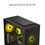 Ant Esports 511 Air 5F Gaming Cabinet Black