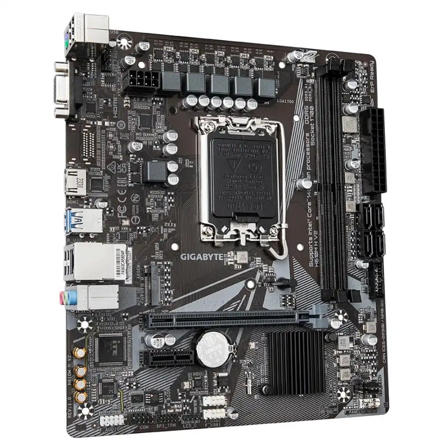 Gigabyte H610M H V2 DDR5 Motherboard for Intel 14th Gen