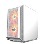Ant Esports 200 Air Mini Gaming Cabinet White 2x120mm Fans