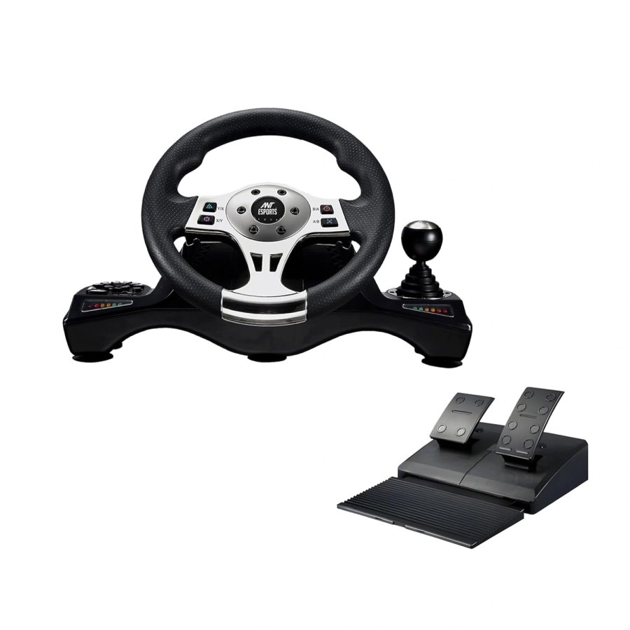 Ant Esports GW190 Corsa Racing Wheel with Pedals Black