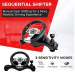 Ant Esports GW190 Corsa Racing Wheel with Pedals Black