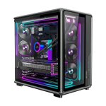 Ant Esports Crystal X8 ATX Mid-Tower Gaming Cabinet (Black)