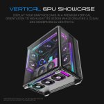 Ant Esports Crystal X8 ATX Mid-Tower Gaming Cabinet (Black)