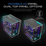 Ant Esports Crystal X8 ATX Mid-Tower Gaming Cabinet (Black)