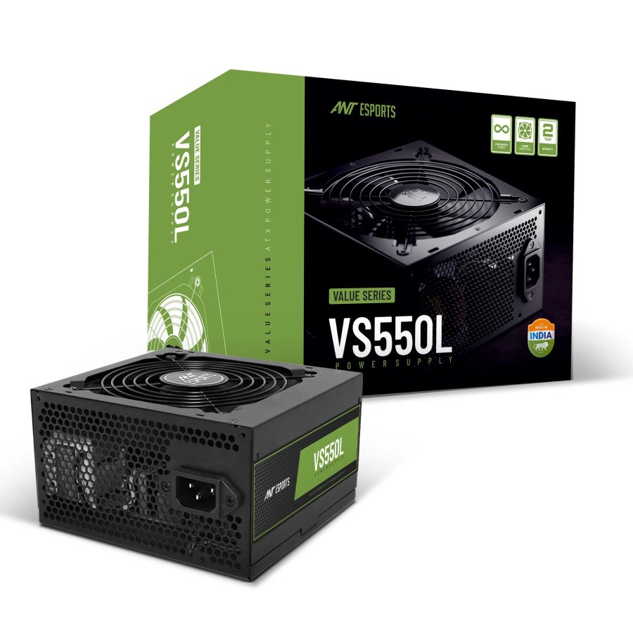 Ant Esports VS550L 550W Value Series Non-Modular Power Supply
