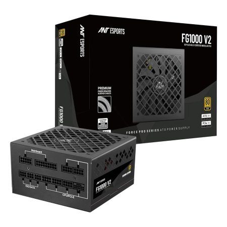 Ant Esports FG1000 V2 1000W 80 Plus Gold Modular Power Supply