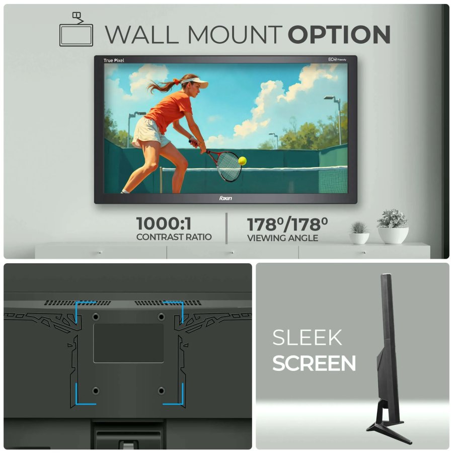Foxin FM1950 19.5-Inch HD 60Hz LED Monitor