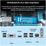 Foxin H61 DDR3 NVMe Motherboard for Intel 2nd/3rd Gen
