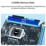 Foxin H61 DDR3 NVMe Motherboard for Intel 2nd/3rd Gen