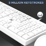 Ant Esports Master 10 Wired Keyboard & Mouse Combo (White)