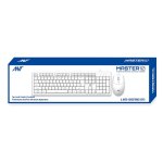Ant Esports Master 10 Wired Keyboard & Mouse Combo (White)