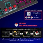 Ant Esports MK1850 Red Switch Mechanical Gaming Keyboard