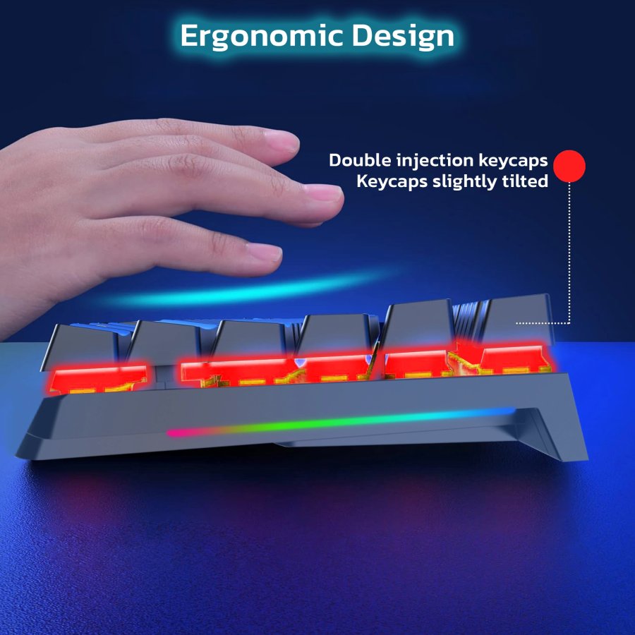 Ant Esports MK1850 Red Switch Mechanical Gaming Keyboard