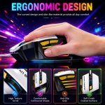 Ant Esports Strike10 RGB Wired Gaming Mouse White