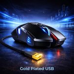 Ant Esports GM90 3600 DPI Wired Gaming Mouse Black