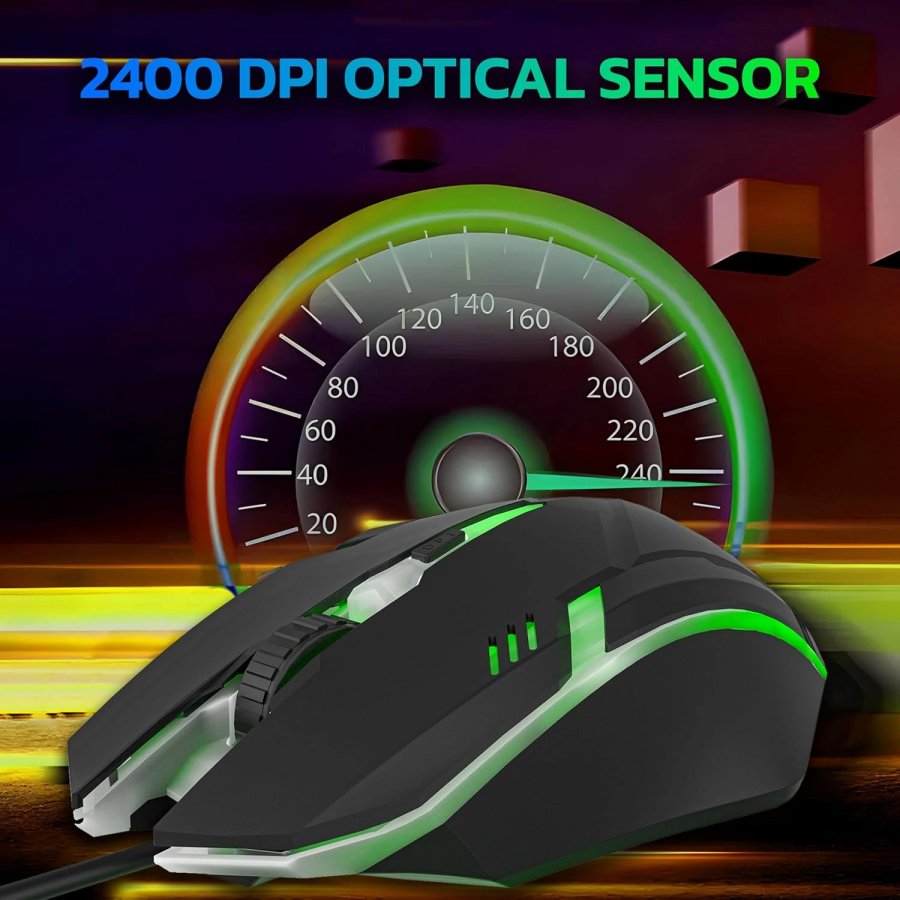 Ant Esports GM46 USB RGB Gaming Mouse Black