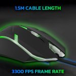 Ant Esports GM46 USB RGB Gaming Mouse Black