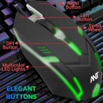 Ant Esports GM46 USB RGB Gaming Mouse Black