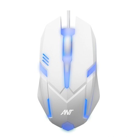 Ant Esports GM46 USB RGB Gaming Mouse White