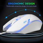 Ant Esports GM46 USB RGB Gaming Mouse White