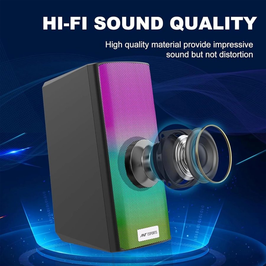 Ant Esports GS510 10W USB RGB Gaming Speaker