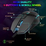 Ant Esports KM550 RGB Gaming Keyboard Mouse Combo