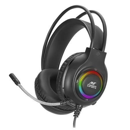 ANT ESPORTS H580 PRO LED Gaming Headset with Mic - Black