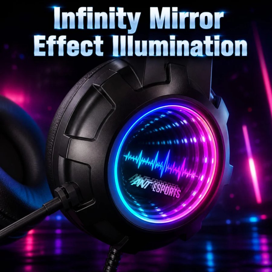 ANT ESPORTS H950 USB Gaming Headphone with Mic