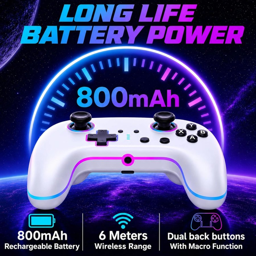 Ant Esports Supernova Lite White Wireless Gamepad
