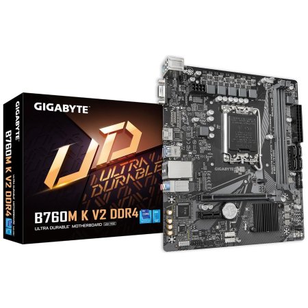 Gigabyte B760M K V2 DDR4 Motherboard For Intel 14th 13th 12th Gen