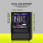 Ant Value VM25 Mid Tower Cabinet ATX M ATX M ITX