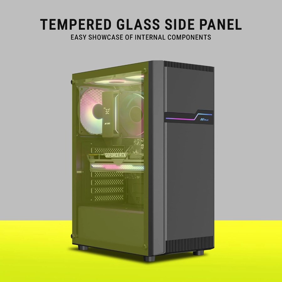 Ant Value VM25 Mid Tower Cabinet ATX M ATX M ITX