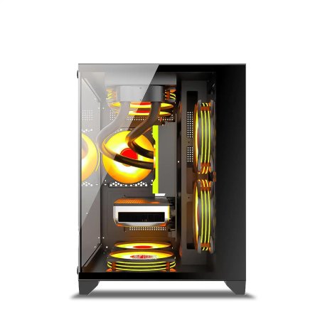 Ant Esports Crystal Z2 ARGB M-ATX Gaming Cabinet Black