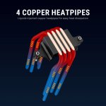 Ant Esports V4 Digital CPU Air Cooler with LED Temperature Display and ARGB