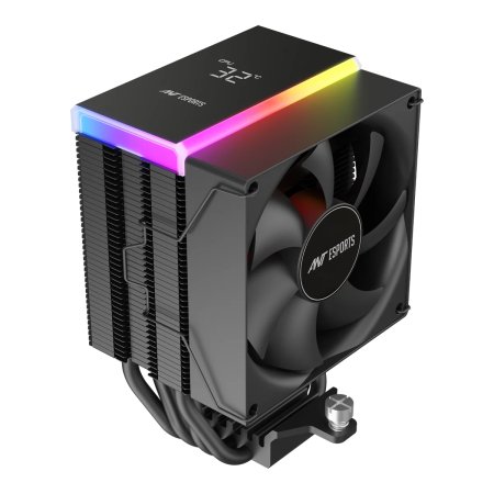 Ant Esports V4 Digital CPU Air Cooler with LED Temperature Display and ARGB