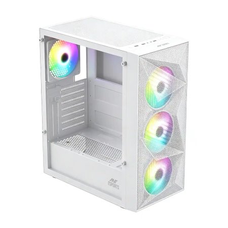 Ant Esports Gaming Cabinet Elite 1200 White ARGB