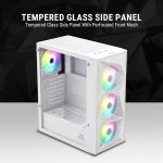 Ant Esports Gaming Cabinet Elite 1200 White ARGB