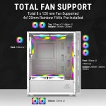 Ant Esports Gaming Cabinet Elite 1200 White ARGB