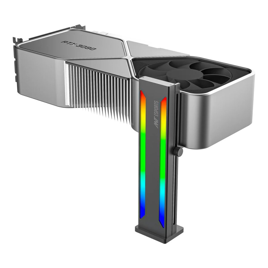 Ant Esports GCB70 ARGB GPU Holder and Anti-Sag Bracket Black