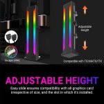 Ant Esports GCB70 ARGB GPU Holder and Anti-Sag Bracket Black