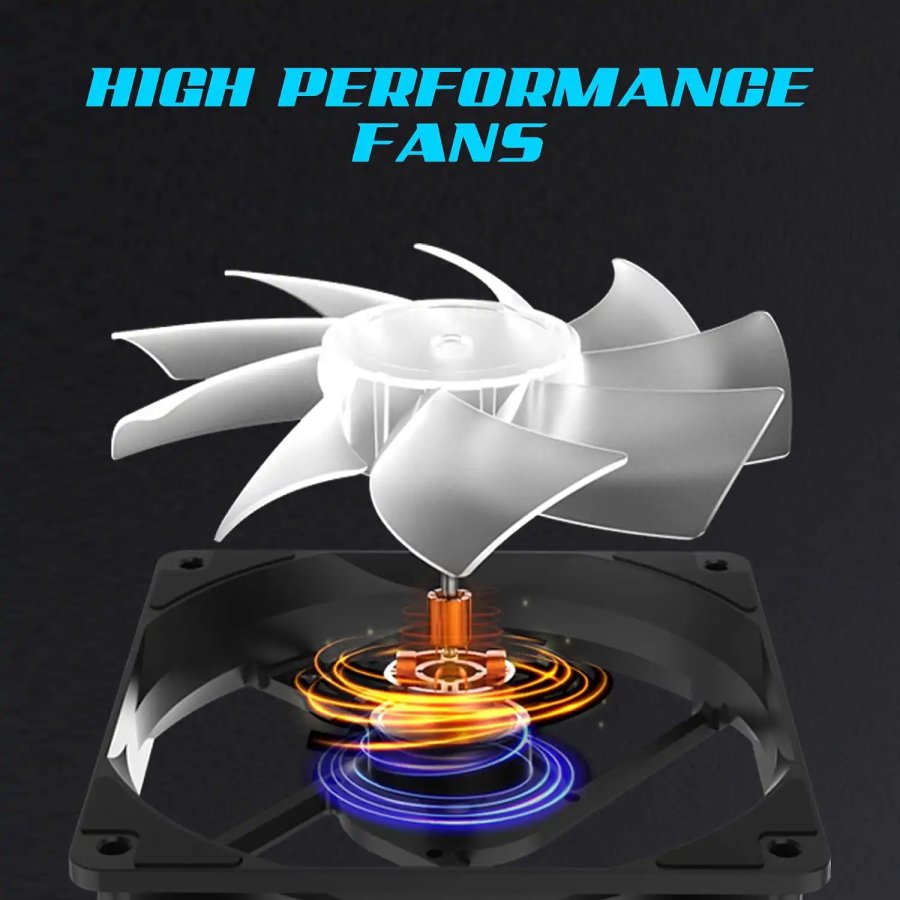 Ant Esports CPU Fan Air Dual Tower ARGB ICE-C621